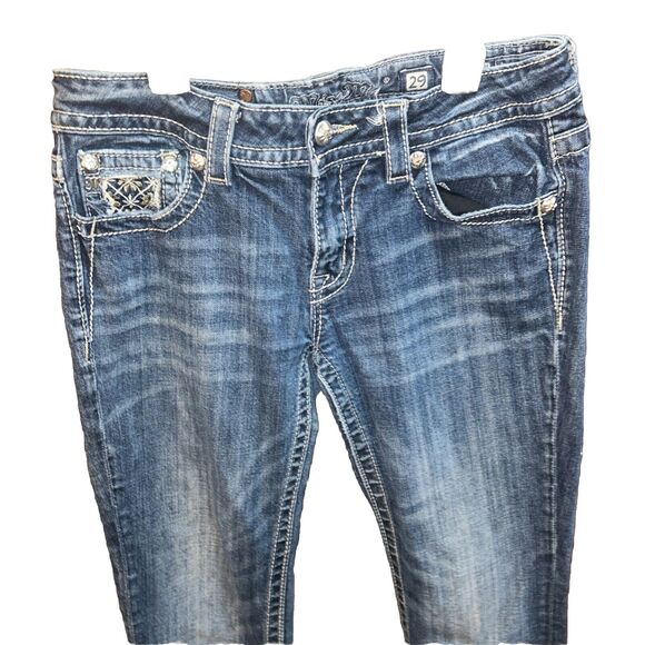 Miss Me Signature Rise Boot 29 Jeans A19 - Picture 5 of 6